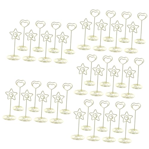 Angoily 5 Sätze Teiliges Goldene Tischkartenhalter Aus Design Für Hochzeiten Veranstaltungen Und Fotoaufsteller Langlebig Und Höhe 8 Stücke * 5 Angoily 5 Sätze Teiliges Goldene Tischkartenhalter Aus Design Für Hochzeiten Veranstaltungen Und Fotoaufsteller Langlebig Und Höhe 8 Stücke * 5 von Angoily