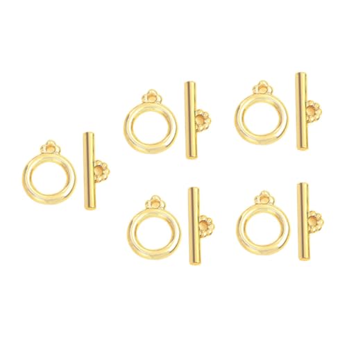 Angoily 5 Sätze Teiliges Langlebige Knebelverschlüsse für DIY Armbänder T Bar Verschlüsse Einzigartiger Schmuckverschluss für Ketten Geeignet für Armbänder und Angoily 5 Sätze Teiliges Langlebige Knebelverschlüsse für DIY Armbänder T Bar Verschlüsse Einzigartiger Schmuckverschluss für Ketten Geeignet für Armbänder und von Angoily