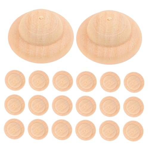 Angoily 5 Sätze Unlackierte Holzpuppen Hüte Diy Holz Handwerkszubehör Für Unvollendete Holz Hüte Für Fantasievolles Und Basteln 40 Stück * 5 Angoily 5 Sätze Unlackierte Holzpuppen Hüte Diy Holz Handwerkszubehör Für Unvollendete Holz Hüte Für Fantasievolles Und Basteln 40 Stück * 5 von Angoily