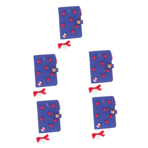 Angoily 5 Sätze Weihnachtliches Filz Notizbuch für Mädchen Liniert mit Schlüsselanhänger Stift und Aufklebern Handliches Journal für Schule Tagebuch und Blau Abgerundete Ecken Schreibheft Angoily 5 Sätze Weihnachtliches Filz Notizbuch für Mädchen Liniert mit Schlüsselanhänger Stift und Aufklebern Handliches Journal für Schule Tagebuch und Blau Abgerundete Ecken Schreibheft von Angoily
