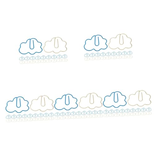 Angoily 5 Sätze Wolkenförmige Büroklammern Aus Blaue Milchige Büroklammern Clips Für Dokumente Kreative Und Flexible Lesezeichen Für Zuhause Schule Und Büro 20 Stück * 5 Angoily 5 Sätze Wolkenförmige Büroklammern Aus Blaue Milchige Büroklammern Clips Für Dokumente Kreative Und Flexible Lesezeichen Für Zuhause Schule Und Büro 20 Stück * 5 von Angoily