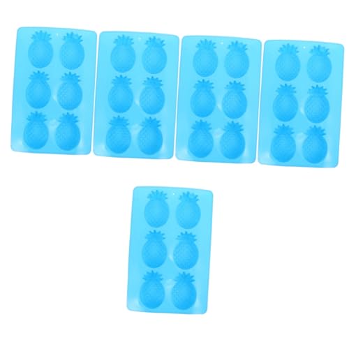 Angoily 5 Stck. Silikon Seifenform Handgemachte Seifenformen für Diy Seifenherstellung Einfaches Entformen für Anfänger und Profis für Seife Jelly und Fondant von Angoily