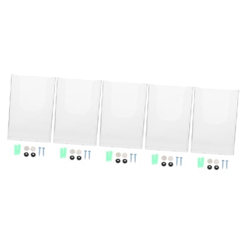 Angoily 5 Stck. Wandmontierter Dokumentenorganisator aus Kunststoff Praktischer Datei und Magazinhalter für Büro und Zuhause Platzsparend und Modern Gestaltet von Angoily