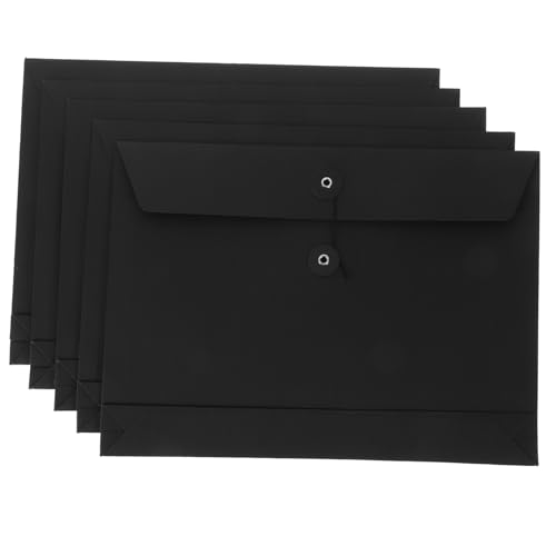 Angoily 5 Stück Aktenhalter Dokumente Schulorganisatoren Bürobedarf Dokumentenaufbewahrungstaschen Wasserdichter Dokumentenhalter Aktenordner Dokumentenhalter Tasche Große Aktentaschen von Angoily