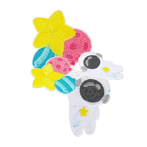Angoily 5 Stück Astronauten Stickpatches für Kleidung Diy Bügel und Nähapplikationen Dekorative Flicken für Jeans Taschen und Mehr Strapazierfähig und Angoily 5 Stück Astronauten Stickpatches für Kleidung Diy Bügel und Nähapplikationen Dekorative Flicken für Jeans Taschen und Mehr Strapazierfähig und von Angoily