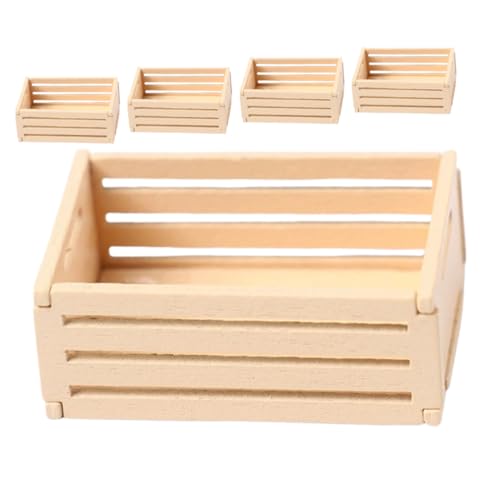 Angoily 5 Stück Aufbewahrungskörbe Aus Holz Puppenhauskisten Miniaturkisten Puppenhausdekor Miniaturkorb Miniatur Milchkiste Aus Holz Miniaturkisten Spielzeugkisten Beige Angoily 5 Stück Aufbewahrungskörbe Aus Holz Puppenhauskisten Miniaturkisten Puppenhausdekor Miniaturkorb Miniatur Milchkiste Aus Holz Miniaturkisten Spielzeugkisten Beige von Angoily