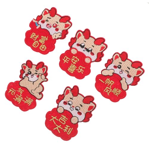 Angoily 5 Stück Beständige Stick Patches Drachenmotiv zum Aufnähen für Kleidung Taschen Hüte Dekorative Reparaturflicken für Diy Textilien Vielseitige Applikationen Festliche Verzierung Angoily 5 Stück Beständige Stick Patches Drachenmotiv zum Aufnähen für Kleidung Taschen Hüte Dekorative Reparaturflicken für Diy Textilien Vielseitige Applikationen Festliche Verzierung von Angoily