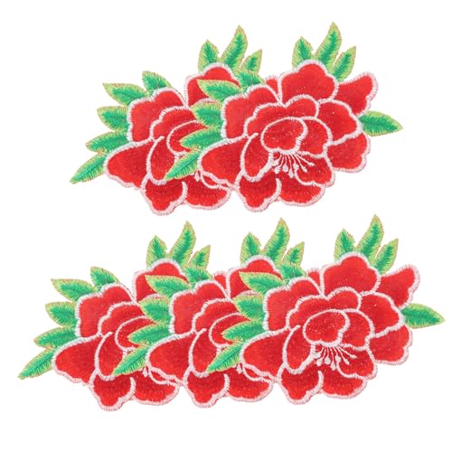 Angoily 5 Stück Bestickte Blumen Aufnäher zum Aufbügeln Dekorative Kleidung Reparatur Patches für Jacken Rucksäcke Hosen Langlebige Stickerei Applikationen in Rot mit Weißem Rand Angoily 5 Stück Bestickte Blumen Aufnäher zum Aufbügeln Dekorative Kleidung Reparatur Patches für Jacken Rucksäcke Hosen Langlebige Stickerei Applikationen in Rot mit Weißem Rand von Angoily
