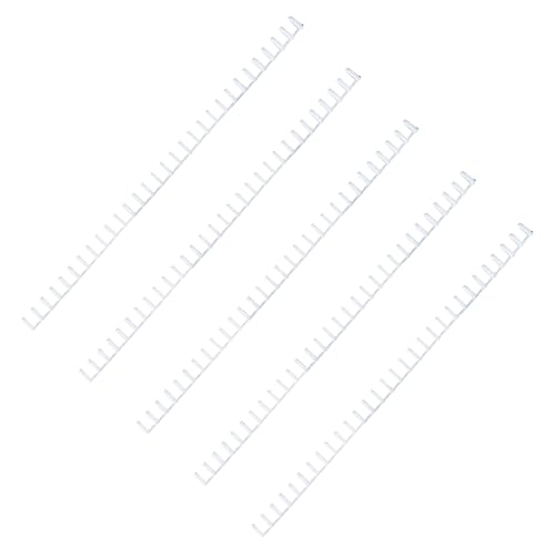 Angoily 5 Stück Buchbinderinge für Diy Notizbücher Schneidbare Binderinge für Lose für Buchherstellung Weiß von Angoily