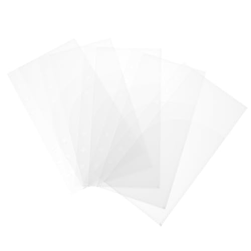 Angoily 5 Stück Budget Pockets Reusable PP Taschen für Ordner für Finanzplanung Quittungen Visitenkarten Transparent Budget Organizer Zubehör Angoily 5 Stück Budget Pockets Reusable PP Taschen für Ordner für Finanzplanung Quittungen Visitenkarten Transparent Budget Organizer Zubehör von Angoily