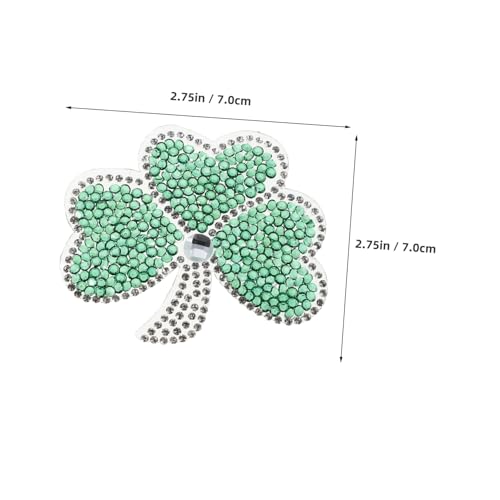 Angoily 5 Stück Bügelbilder Kleeblatt Applikationen mit Strass Grüne Iron Patches Langlebige DIY Textil Aufnäher für Jacken Hüte Jeans und Kostüme Einfach Anzubringen Vielseitiges Angoily 5 Stück Bügelbilder Kleeblatt Applikationen mit Strass Grüne Iron Patches Langlebige DIY Textil Aufnäher für Jacken Hüte Jeans und Kostüme Einfach Anzubringen Vielseitiges von Angoily