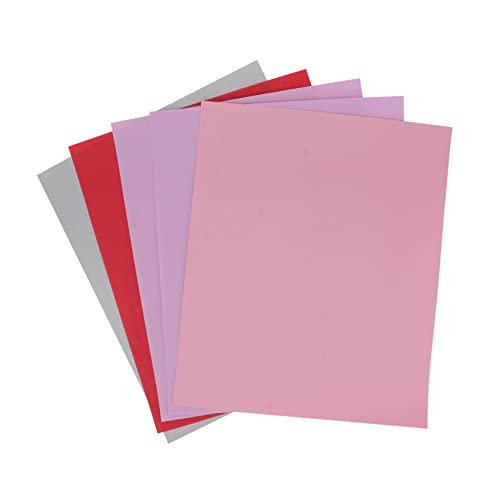Angoily 5 Stück Bügelbilder Wärmeübertragungs Patches Einfarbige Transfer Sticker für Kleidung Taschen und Diy Dekoration Zufällige Farben Designs Zufällige Farbe von Angoily