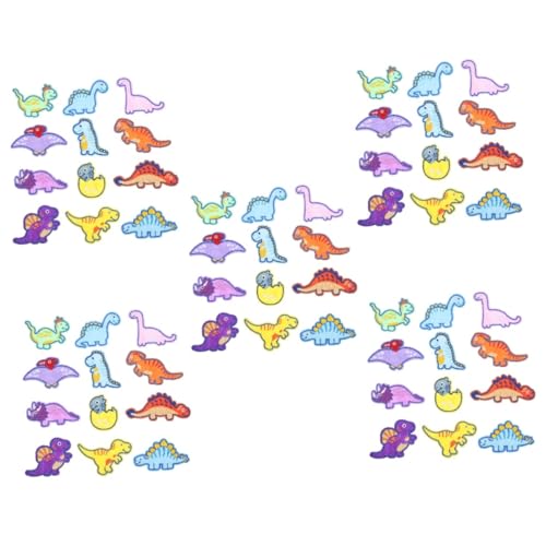 Angoily 5 Stück Cartoon Dinosaurier -stoffaufkleber Nähen Bestickt Flicken Für Kleidung Dinosaurierstoff Stickereiflecken Patch Kleidungsflicken Jungs Gestickte Aufnäher Polyester von Angoily