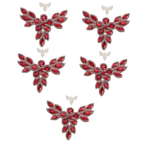Angoily 5 Stück DIY Strass Applikation Aufbügelbares Patch für Kleidung Schuhe und Accessoires Dekoration Hochwertigem Material für Designs Strahlendem Angoily 5 Stück DIY Strass Applikation Aufbügelbares Patch für Kleidung Schuhe und Accessoires Dekoration Hochwertigem Material für Designs Strahlendem von Angoily