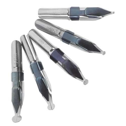 Angoily 5 Stück Edelstahlfedern Für Dip Pen Manga Füllfederhalter Zubehör Federn Für Füllfederhalter Dip Pen Federn Stiftfedern Werkzeugfedern Für Stifte Ersatz Stiftfedern von Angoily
