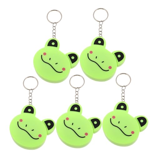 Angoily 5 Stück Frosch Maßbänder mit Schlüsselanhänger Weiches Einziehbares Doppelseiten-bandmaß für Körper Stoff Nähen Schneiderei und Handwerksmessungen Angoily 5 Stück Frosch Maßbänder mit Schlüsselanhänger Weiches Einziehbares Doppelseiten-bandmaß für Körper Stoff Nähen Schneiderei und Handwerksmessungen von Angoily