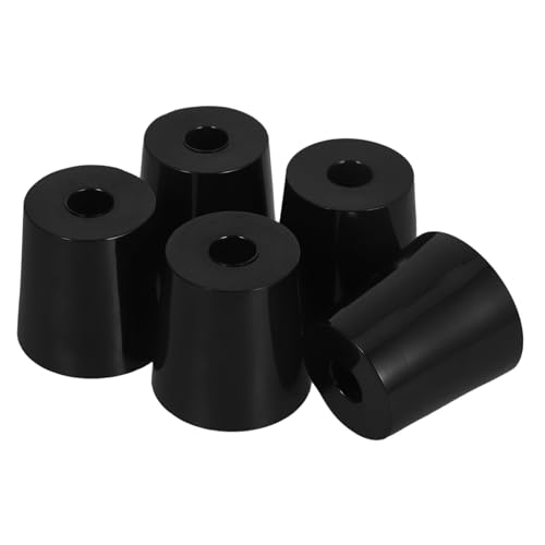 Angoily 5 Stück Gummifüße Stoßdämpfer Tapered Möbel Gummi Stellfüße Vibrationsdämpfend Geräuschreduzierend für Stuhl Tisch Beine Möbelbeine Schutzpads von Angoily