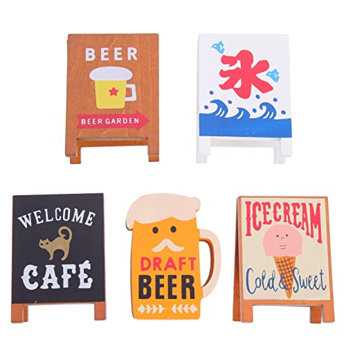 Angoily 5 Stück Holz Memo Clips im Japanischen Stil Niedliche Fotohalter für Postkarten Tischnummernhalter und Notizen Stabil und Langlebig für Büro und Zuhause von Angoily
