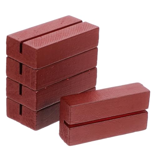Angoily 5 Stück Holzständer für Postkarten Visitenkarten Menükarten Elegante Holzdisplay Ständer für Büro Hochzeiten und Wohnkultur Braun Kartensteckplätze Angoily 5 Stück Holzständer für Postkarten Visitenkarten Menükarten Elegante Holzdisplay Ständer für Büro Hochzeiten und Wohnkultur Braun Kartensteckplätze von Angoily