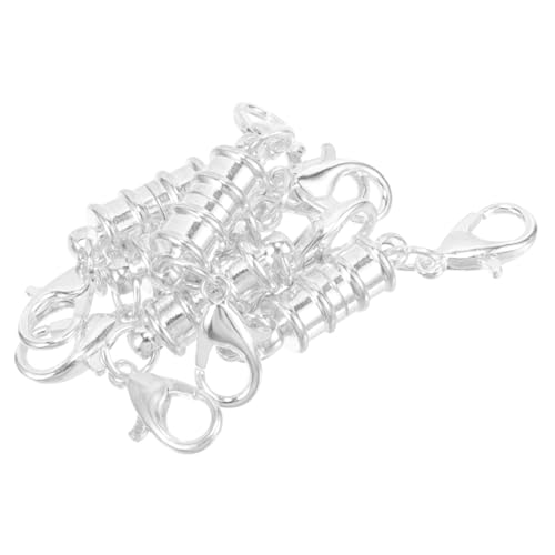 Angoily 5 Stück Magnetschnalle mit Kupferstreifen Armbänder Schmuck verschlüsse für halsketten magnetische armbandverschlüsse Magnetverschluss-Anschlüsse Magnetverschlüsse Silver Angoily 5 Stück Magnetschnalle mit Kupferstreifen Armbänder Schmuck verschlüsse für halsketten magnetische armbandverschlüsse Magnetverschluss-Anschlüsse Magnetverschlüsse Silver von Angoily