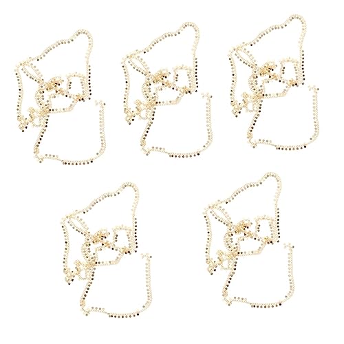 Angoily 5 Stück Metal Chain Rundscheiben Anhänger Kette Vielseitige Diy Kette für Schmuck Bastelprojekte und Dekoration für Armbänder Haarschmuck und Mehr Angoily 5 Stück Metal Chain Rundscheiben Anhänger Kette Vielseitige Diy Kette für Schmuck Bastelprojekte und Dekoration für Armbänder Haarschmuck und Mehr von Angoily