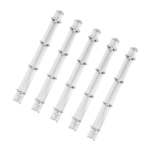 Angoily 5 Stück Metallbinder Hefter mit Trennwänden Ordnerringe Ordner mit Ordnern Kartenbindemittel Ordner mit Taschen Ordner für die Schule Dokumentenmappe Eisen Silber Angoily 5 Stück Metallbinder Hefter mit Trennwänden Ordnerringe Ordner mit Ordnern Kartenbindemittel Ordner mit Taschen Ordner für die Schule Dokumentenmappe Eisen Silber von Angoily