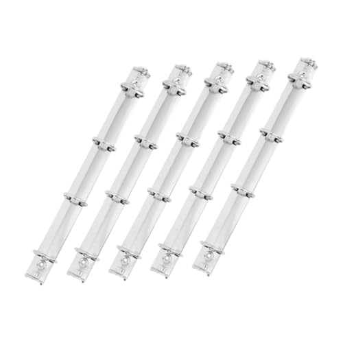 Angoily 5 Stück Metallbinder Ringbuch Ordner mit Ordnern flexible Binder Ringordner für lose Blätter flexibles Bindemittel Ordnerteiler mit Laschen Bindering Eisen Silver Angoily 5 Stück Metallbinder Ringbuch Ordner mit Ordnern flexible Binder Ringordner für lose Blätter flexibles Bindemittel Ordnerteiler mit Laschen Bindering Eisen Silver von Angoily