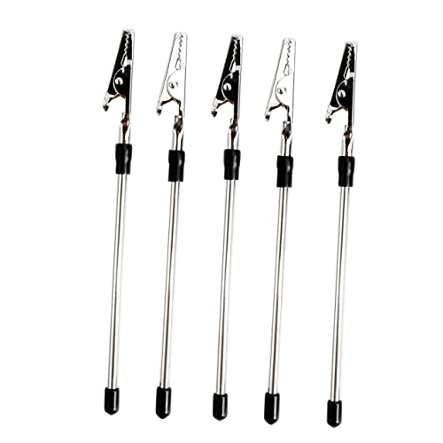 Angoily 5 Stück Metallclip Geldscheinhalter aus Metall Postkartenhalter Nachrichtenordner praktischer Fotoaufhänger Silber Angoily 5 Stück Metallclip Geldscheinhalter aus Metall Postkartenhalter Nachrichtenordner praktischer Fotoaufhänger Silber von Angoily