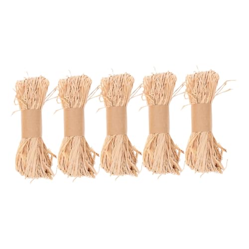 Angoily 5 Stück Natürliche Raffia Papierbänder pro Bündel Robust Flexibel für Floristen Blumensträuße DIY Basteln Geschenkverpackung und Dekoration Vielseitig Einsetzbar Angoily 5 Stück Natürliche Raffia Papierbänder pro Bündel Robust Flexibel für Floristen Blumensträuße DIY Basteln Geschenkverpackung und Dekoration Vielseitig Einsetzbar von Angoily