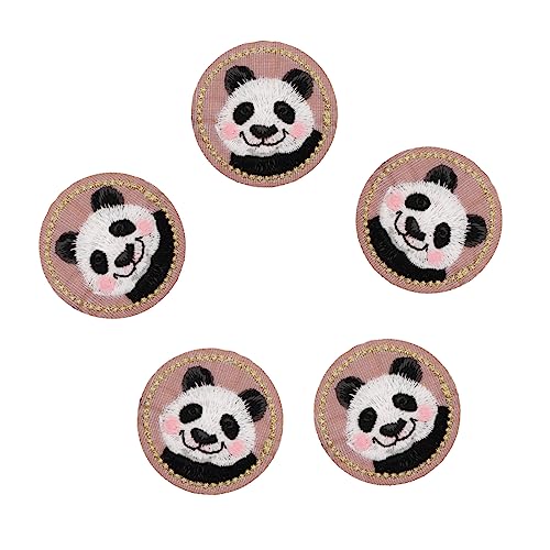 Angoily 5 Stück Panda Stickflecken für Kleidung DIY Aufnäher zum Aufbügeln oder Aufnähen zum Reparieren und Dekorieren von Shirts Jeans Rucksäcken und Mehr Angoily 5 Stück Panda Stickflecken für Kleidung DIY Aufnäher zum Aufbügeln oder Aufnähen zum Reparieren und Dekorieren von Shirts Jeans Rucksäcken und Mehr von Angoily