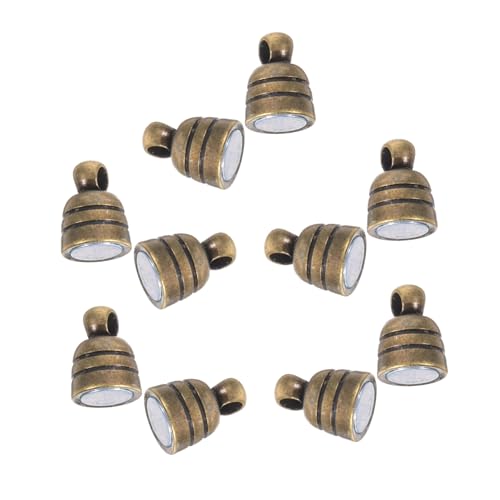 Angoily 5 Stück Retro -Muster -Armband Schnalle Kupfer-Armbandverschluss Retro-Muster-Schmuckverschluss Verschluss für die Schmuckherstellung Magnetverschlüsse für Halsketten Metall von Angoily