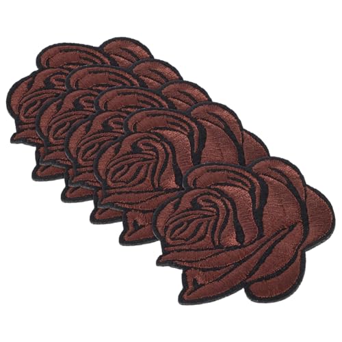 Angoily 5 Stück Rosenbeet Kleidung Applikationen gestickte Applikationen und Verzierungen Stoffflicken für Kleidung Patch-Patch nähen Kleidungsflicken Patches für Jacken Baumwolle Angoily 5 Stück Rosenbeet Kleidung Applikationen gestickte Applikationen und Verzierungen Stoffflicken für Kleidung Patch-Patch nähen Kleidungsflicken Patches für Jacken Baumwolle von Angoily