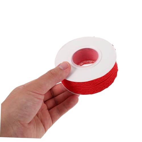 Angoily 5 Stück Rote Vintage Spitzenband Besticktes Blumenmuster Spitzenborte Für DIY Nähen Hochzeitsdeko Geschenkverpackung Festliche Bastelprojekte Angoily 5 Stück Rote Vintage Spitzenband Besticktes Blumenmuster Spitzenborte Für DIY Nähen Hochzeitsdeko Geschenkverpackung Festliche Bastelprojekte von Angoily