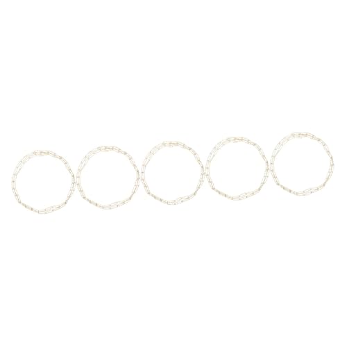 Angoily 5 Stück Schmuckkette für Diy Schmuckherstellung Lange Ovale Druckkette Für Armbänder Modeschmuck Glatte Oberfläche Hautfreundlich Vielseitig Einsetzbar Angoily 5 Stück Schmuckkette für Diy Schmuckherstellung Lange Ovale Druckkette Für Armbänder Modeschmuck Glatte Oberfläche Hautfreundlich Vielseitig Einsetzbar von Angoily