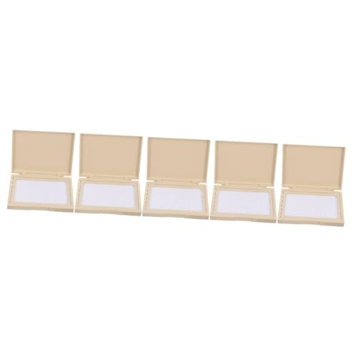 Angoily 5 Stück Stempelkissen Groß Wiederverwendbar Ungiftig Blanko Stempelkissen für Hand und Fußabdruck DIY Scrapbooking Bastelbedarf Leicht Tragbar von Angoily
