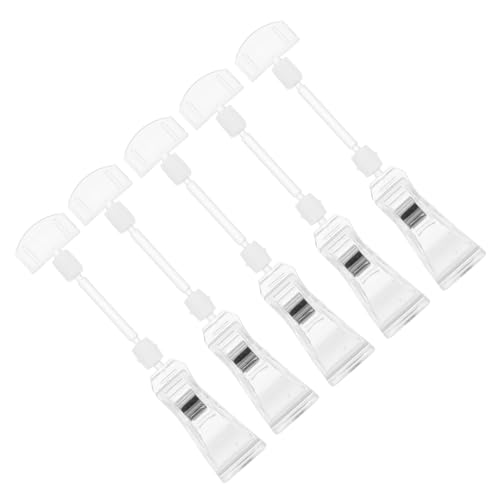 Angoily 5 Stück Teiliges Acryl Preisschildhalter Transparent Langlebig Stabil für Regal Lebensmittelbeschilderung Klarer Anzeigeclip für Supermarkt Pop Preisetiketten Angoily 5 Stück Teiliges Acryl Preisschildhalter Transparent Langlebig Stabil für Regal Lebensmittelbeschilderung Klarer Anzeigeclip für Supermarkt Pop Preisetiketten von Angoily
