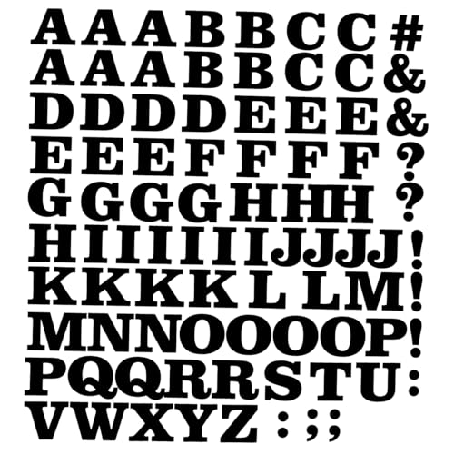 Angoily 5 Stück Teiliges Bügelbuchstaben zum Aufbügeln Hitzebeständige Vinyl buchstaben für DIY Textilien Kleidung Taschen Praktische Dekorative Aufnäher Einfach Anzuwenden Befestigen von Angoily