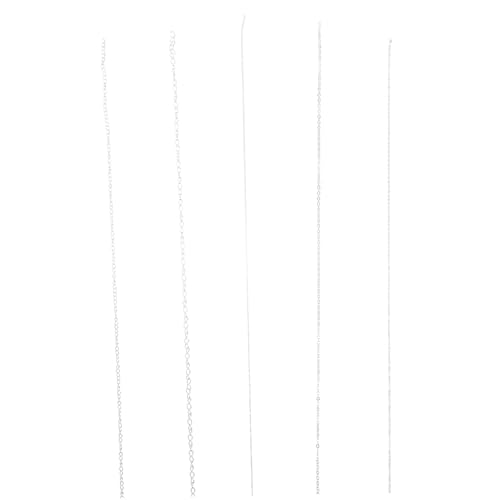 Angoily 5 Stück Teiliges DIY Schmuckketten Flache O Kreuzkettenglieder für Halsketten Schmuckherstellung Basteln Vielseitig Verwendbar von Angoily