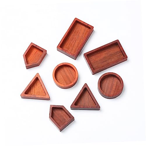 Angoily 5 Stück Teiliges Diy Epoxidharz Schmuckform mit Holzrahmen für Anhänger für Ohrringe und Persönliche Leicht zu Verwenden und Praktisch von Angoily
