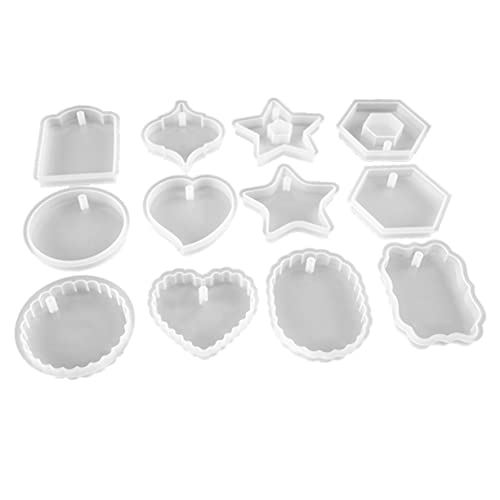 Angoily 5 Stück Teiliges Diy Silikon Schmuckmould für Kristall Hangtags Vielseitige Gießformen für Handgemachte Ornamente Weiß Angoily 5 Stück Teiliges Diy Silikon Schmuckmould für Kristall Hangtags Vielseitige Gießformen für Handgemachte Ornamente Weiß von Angoily