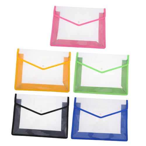 Angoily 5 Stück Teiliges Dokumentenmappe Wasserdichte Fächermappe mit Druckknopfverschluss Blau Grün Gelb und Schwarz für Büro Schule und Reisen Angoily 5 Stück Teiliges Dokumentenmappe Wasserdichte Fächermappe mit Druckknopfverschluss Blau Grün Gelb und Schwarz für Büro Schule und Reisen von Angoily