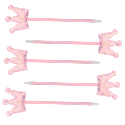 Angoily 5 Stück Teiliges Glitzer-kugelschreiber mit Prinzessinnenkrone Kreative Schreibstifte für Frauen und Mädchen Glitzernde Tragbare Kugelschreiber als Partygeschenk für Schule Büro Angoily 5 Stück Teiliges Glitzer-kugelschreiber mit Prinzessinnenkrone Kreative Schreibstifte für Frauen und Mädchen Glitzernde Tragbare Kugelschreiber als Partygeschenk für Schule Büro von Angoily