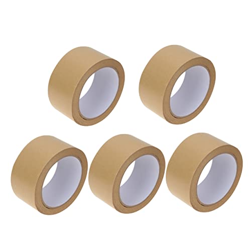 Angoily 5 Stück Teiliges Kraftpapier Klebeband für Diy Projekte Widerstandsfähig gegen Wasser und Öl für Verpackungen und Dekorationen Angoily 5 Stück Teiliges Kraftpapier Klebeband für Diy Projekte Widerstandsfähig gegen Wasser und Öl für Verpackungen und Dekorationen von Angoily