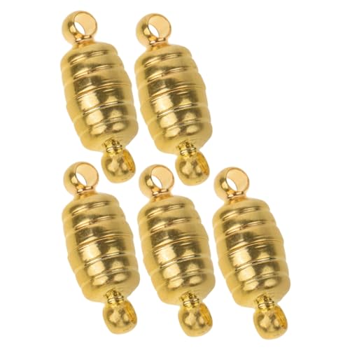 Angoily 5 Stück Teiliges Magnetverschluss Kettenverschluss aus Reinem Kupfer mit Vintage Blumenmuster Magnetischer Schmuckverbinder für Diy Halsketten und Armbänder Praktische Goldfarben Angoily 5 Stück Teiliges Magnetverschluss Kettenverschluss aus Reinem Kupfer mit Vintage Blumenmuster Magnetischer Schmuckverbinder für Diy Halsketten und Armbänder Praktische Goldfarben von Angoily