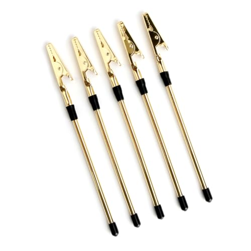 Angoily 5 Stück Teiliges Metall Notizhalter Goldfarben Praktischer Fotohalter und Postkartenhalter Vielseitiger Nachrichtensammler für Wanddekoration für Büro Party und Zuhause Angoily 5 Stück Teiliges Metall Notizhalter Goldfarben Praktischer Fotohalter und Postkartenhalter Vielseitiger Nachrichtensammler für Wanddekoration für Büro Party und Zuhause von Angoily