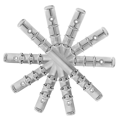 Angoily 5 Stück Teiliges Metall Ringbuch mit Ringen Stabiler Langlebiger Binder Mechanismus für Loose Leaf Notizbücher und Planer Einfach zu Öffnen und Schließen für Studenten und Lehrer von Angoily