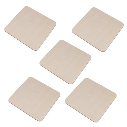 Angoily 5 Stück Teiliges Naturbelassene Quadratische Holzscheiben zum Basteln Unbehandelte Holzstücke für DIY Dekoration Scrapbooking Handarbeit und Kreative Bastelprojekte Angoily 5 Stück Teiliges Naturbelassene Quadratische Holzscheiben zum Basteln Unbehandelte Holzstücke für DIY Dekoration Scrapbooking Handarbeit und Kreative Bastelprojekte von Angoily