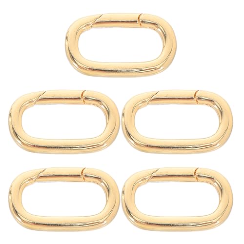 Angoily 5 Stück Teiliges Ovaler Karabiner Schließen aus Kupfer Langlebige Schmuckverbinder für Halsketten und Armbänder Kompakte Leichte Federverschlüsse für Diy Schmuckherstellung Angoily 5 Stück Teiliges Ovaler Karabiner Schließen aus Kupfer Langlebige Schmuckverbinder für Halsketten und Armbänder Kompakte Leichte Federverschlüsse für Diy Schmuckherstellung von Angoily