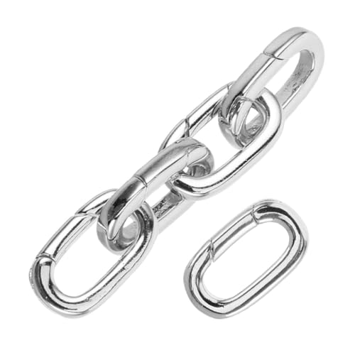 Angoily 5 Stück Teiliges Ovaler Schmuckverbinder aus Kupfer Federbelastete Karabiner für Halsketten Armbänder und Anhänger Langlebige Kompakte Verschlüsse für Diy Schmuckherstellung von Angoily