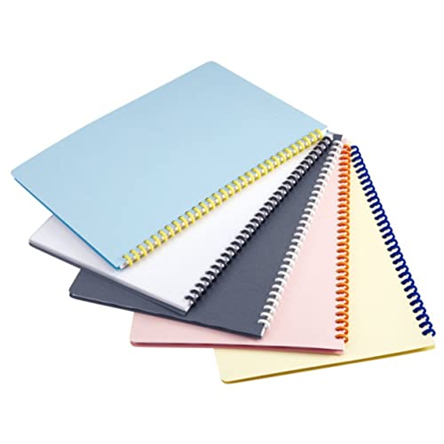 Angoily 5 Stück Teiliges Ringbuch Hülsen für Herstellung von Notizbüchern Zuschneidbare Buch Hülsen Diy Ringbuch Kompatibel mit Schwarz von Angoily